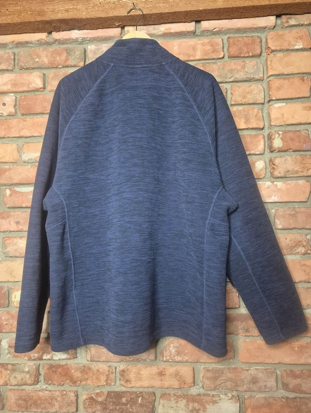 Karbon Navy Blue Full Zip Fleece Jacket XXL Athletic Performance Layer - Picture 7 of 9